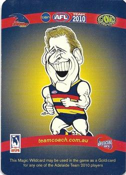 2010 Team Zone AFL Team - Magic Wildcards #MW-01 Brett Burton Back